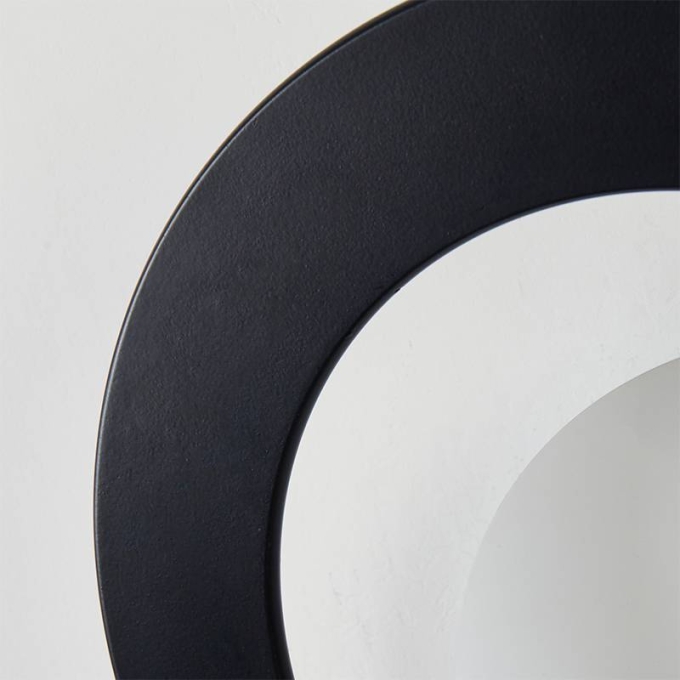 Arandela Nordecor Kote 12 watts 3000K Preto e Branco Bivolt Ø300mm 2755