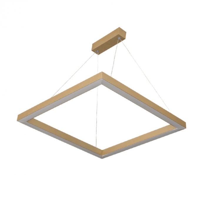 Pendente Usina Platz Slim Iluminação Direta 49,2 watts 600x600x32mm 19405/60LED