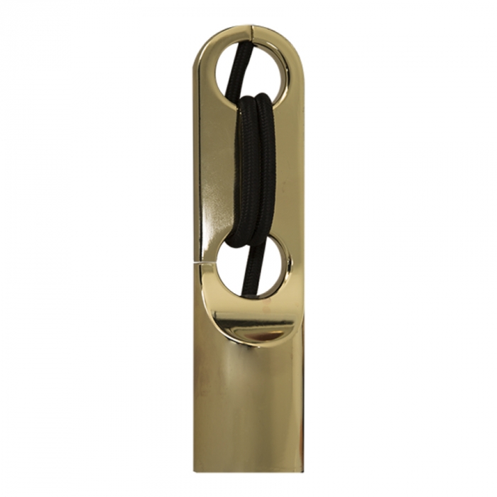 Pendente Romalux Chiave Alumínio Dourado 1L E27 IP20 Bivolt Ø45X190mm P0004