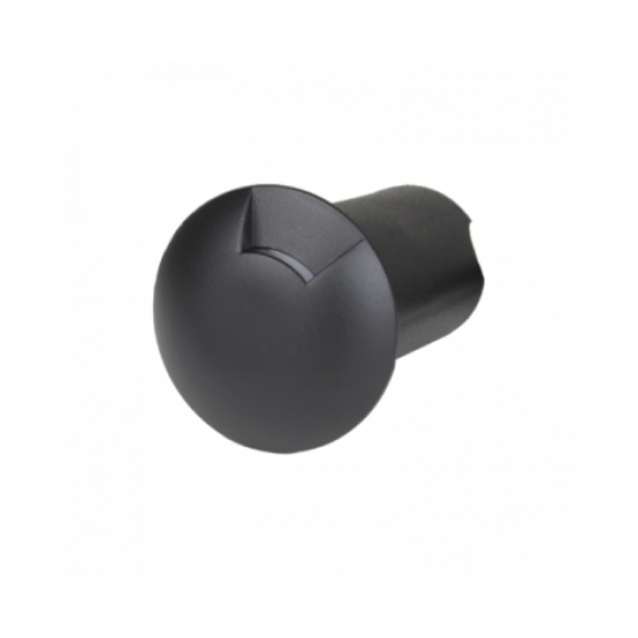 Balizador de Solo Romalux 1 Facho Preto 0,75 watts 60° 2700K IP66 10040