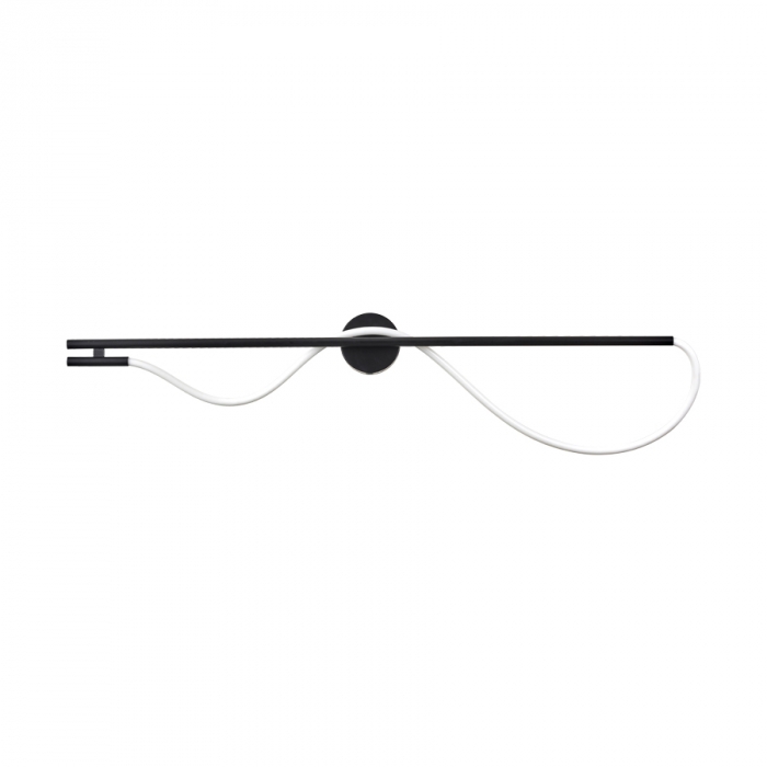 Arandela Usina imports Toá Linear Preto 15 watts 3000K Bivolt 1200X300mm UI20092/15PTPT
