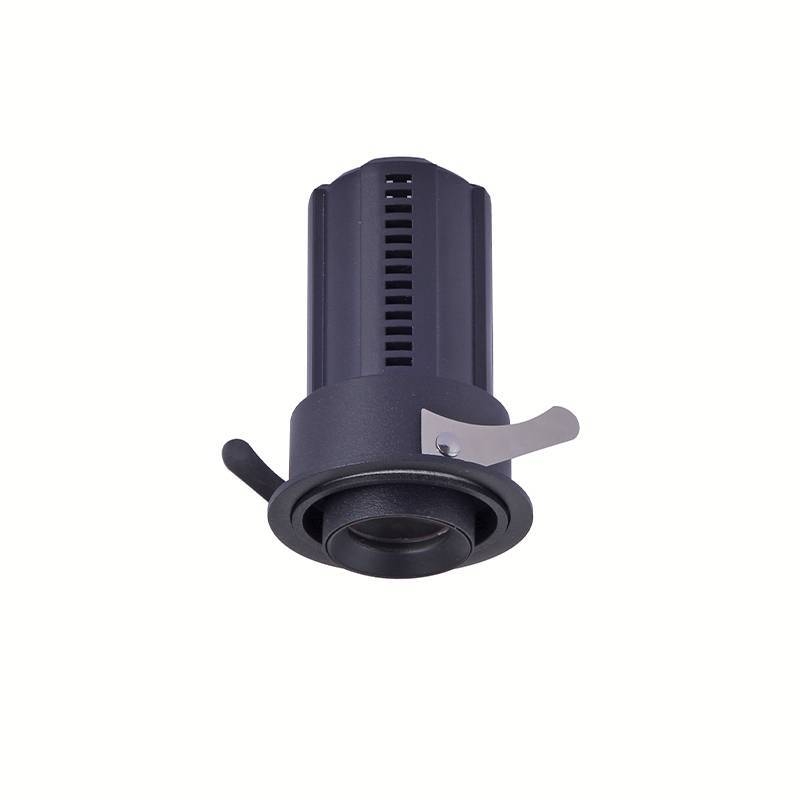Spot Embutido Nordecor Aiva 7 watts 2700K 24° Sof Preto IRC97 Bivolt 6455