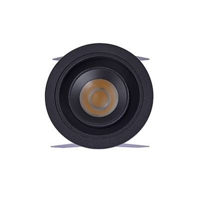 Spot Embutido Nordecor Aiva 12 watts 2700K 24° Sof Preto Ø84x104mm IRC97 Bivolt 6457