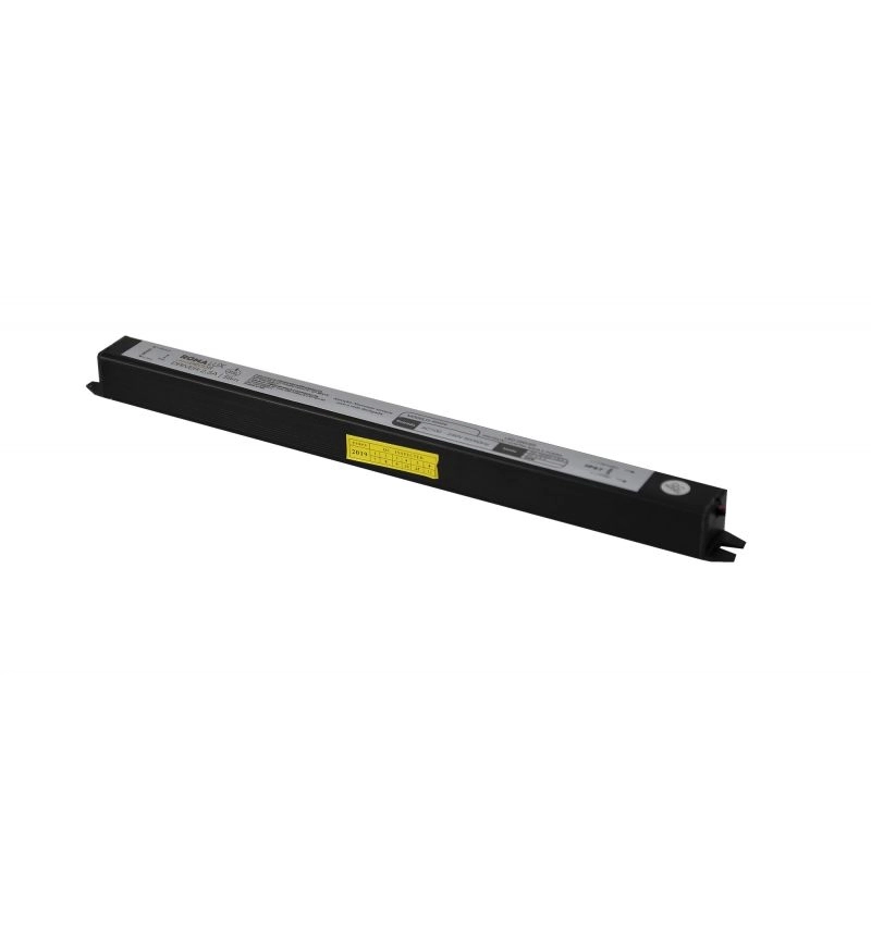 Fonte 12V Slim Romalux 5A 60 watts IP67 Externo 307X20X20mm 60030