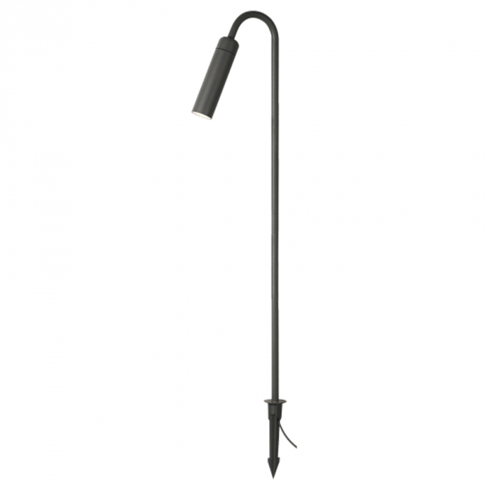 Poste Balizador Romalux Pole Ground Alumínio Preto 14,8 watts 2700K IP66 800XØ45mm 10133
