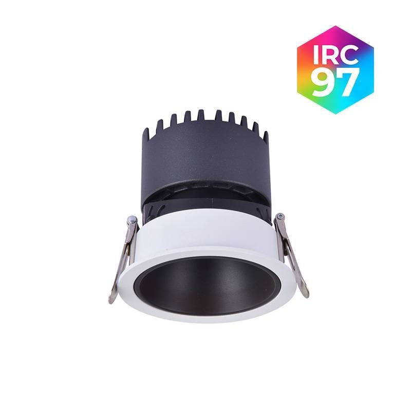 Embutido Nordecor Zagle 10 watts 2700K 24° Sof Branco Ø85x80mm IRC97 Bivolt 6444
