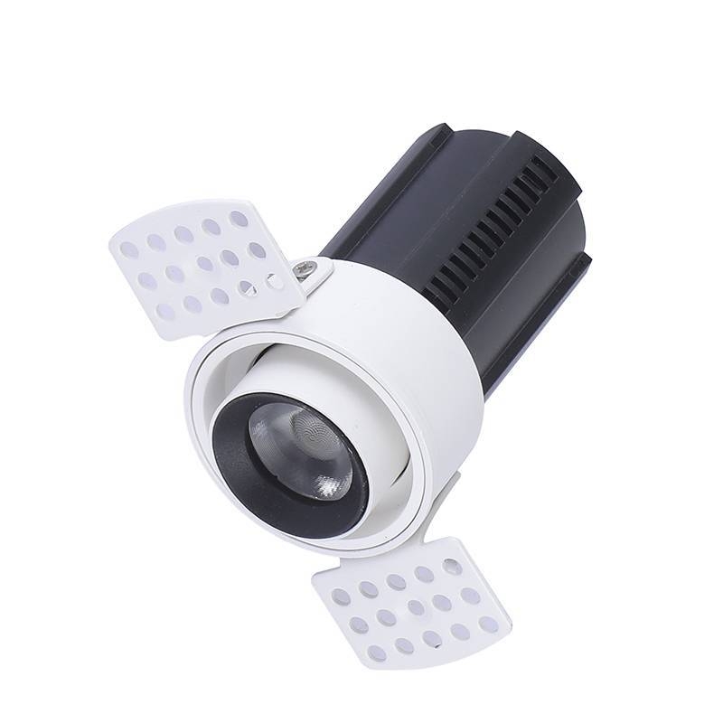 Embutido Nordecor Aiva No Frame 7 watts 2700K 24° Sof Branco Ø108x81mm IRC97 Bivolt 6458