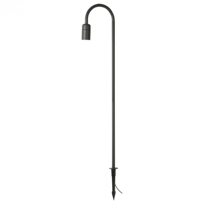 Poste Balizador Romalux Pole Short Preto 5,6 watts 2700K IP66 800XØ45mm 10128