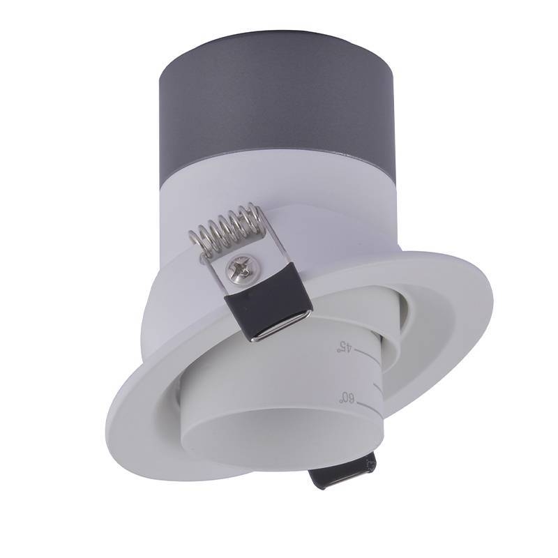 Embutido Nordecor Lova 5 watts 2700K 15°-60° Sof Branco Ø75x58mm IRC97 Bivolt 6450