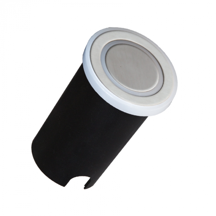 Balizador Soft Inox Plus Romalux Branco 2 watts 120° 2700K IP66 Ø50X60mm 10106