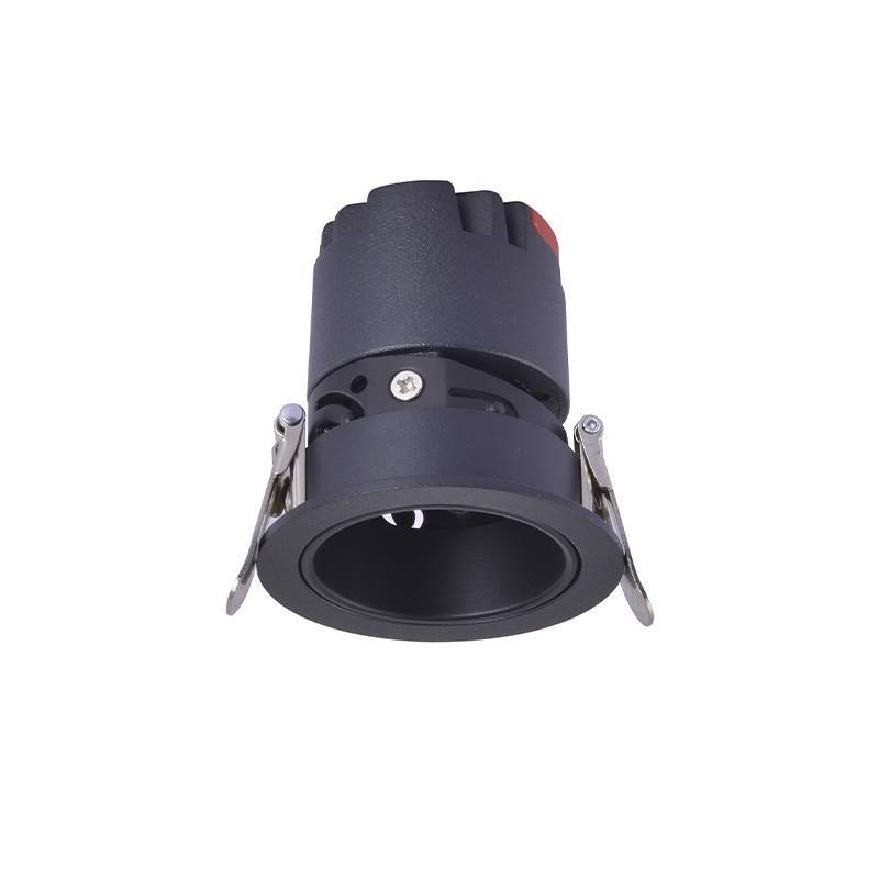 Embutido Nordecor Zagle 5 watts 2700K 24° Sof Preto Ø64x65mm IRC97 Bivolt 6443