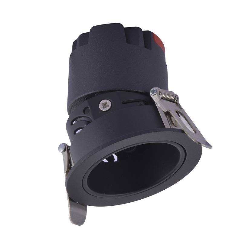 Embutido Nordecor Zagle 5 watts 2700K 24° Sof Preto Ø64x65mm IRC97 Bivolt 6443