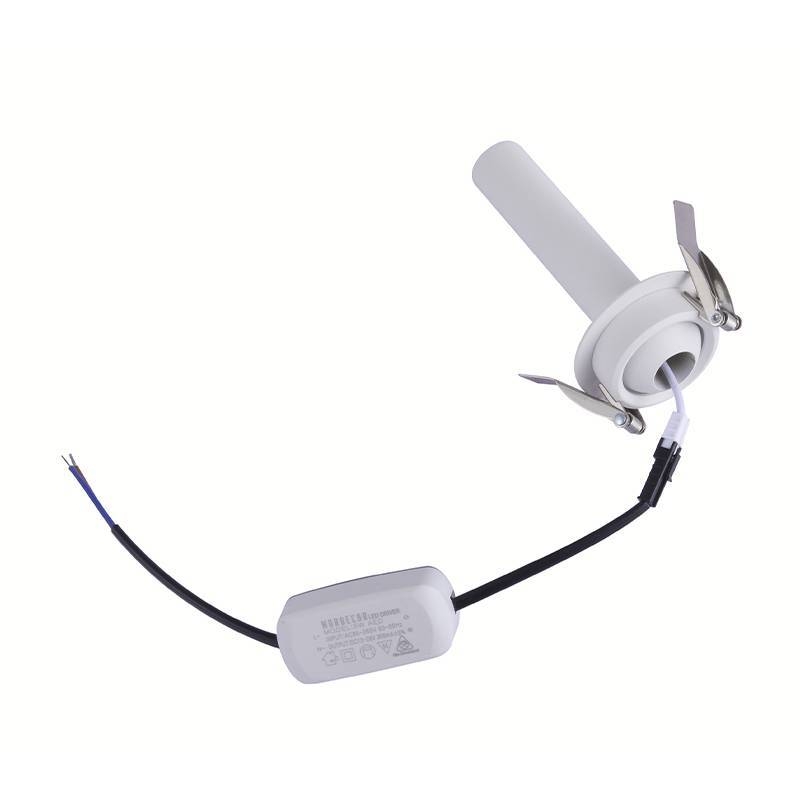 Spot Embutido Nordecor Lea 5 watts 2700K 24° Sof Branco Ø25x100mm IRC97 Bivolt 6466