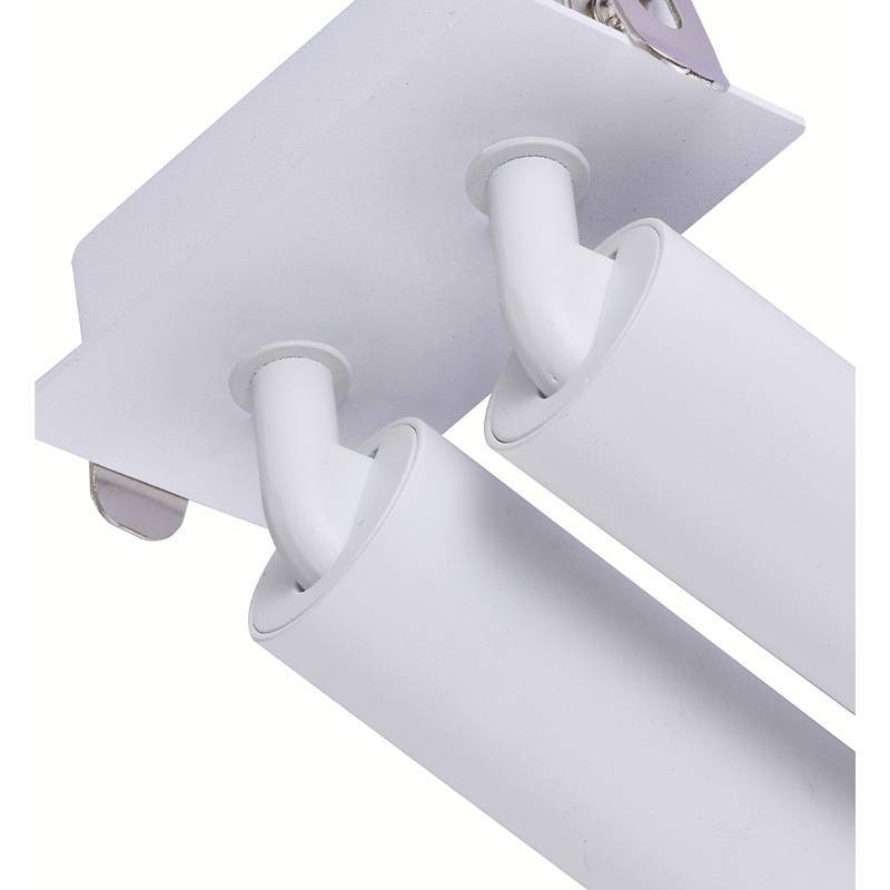 Spot Embutido Nordecor Kona Duplo 3 watts 2700K 24° Sof Branco Ø30x80mm IRC97 Bivolt 6464