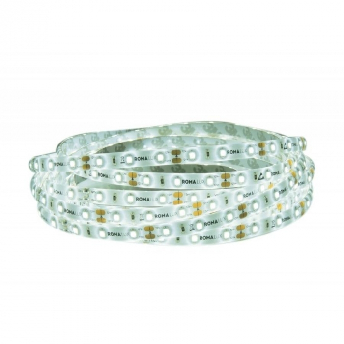 Fita de Led Romalux 4,8 watts/mt Verde 60 leds IP65 (Rolo de 5 metros) 10020