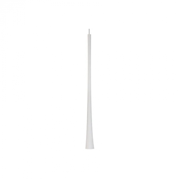 Pendente Romalux Mini Tube M Alumínio Branco 7 watts 3000K IP20 Bivolt Ø32X600mm P0043