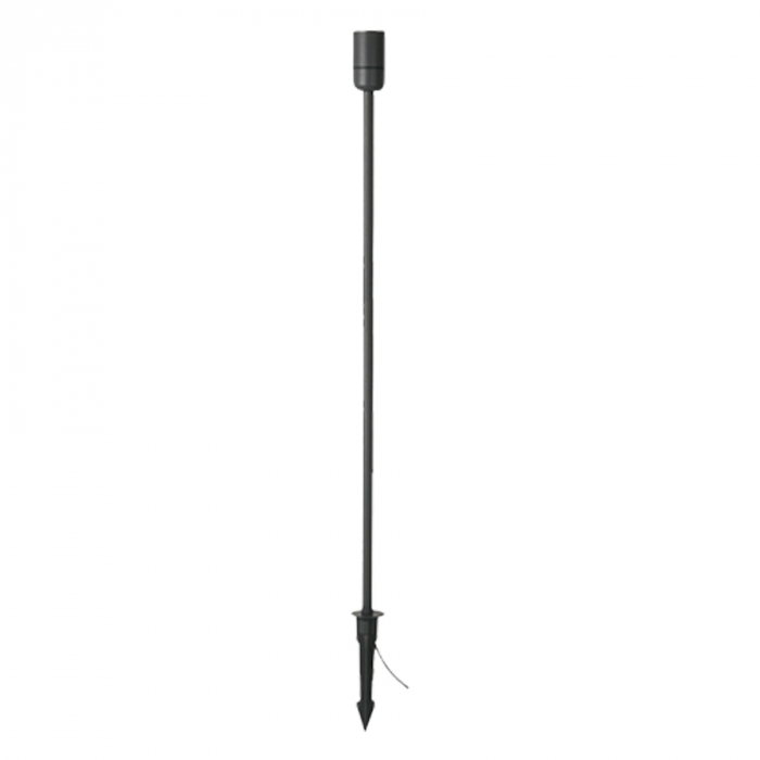 Poste Balizador Romalux Pole Up Preto 5,6 watts 2700K IP66 800XØ45mm 10127