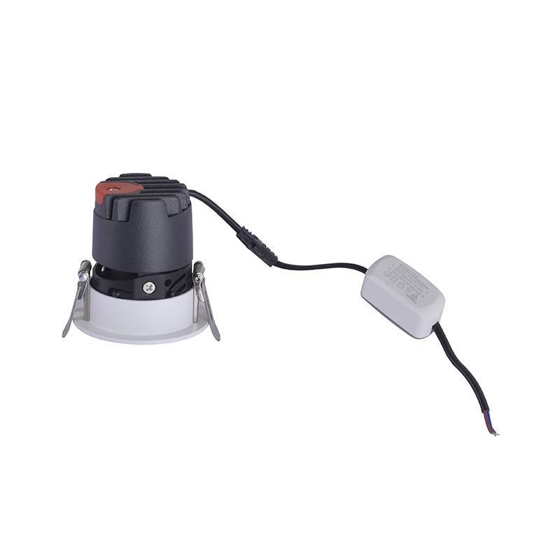 Embutido Nordecor Zagle 5 watts 2700K 24° Sof Branco Ø64x65mm IRC97 Bivolt 6442