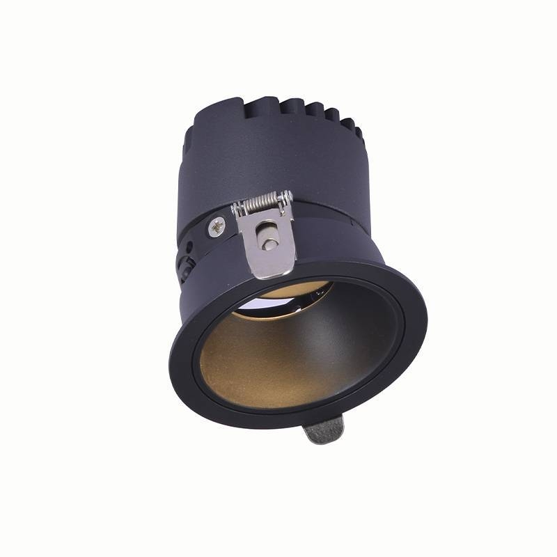Embutido Nordecor Zagle 10 watts 2700K 24° Sof Preto Ø85x80mm IRC97 Bivolt 6445