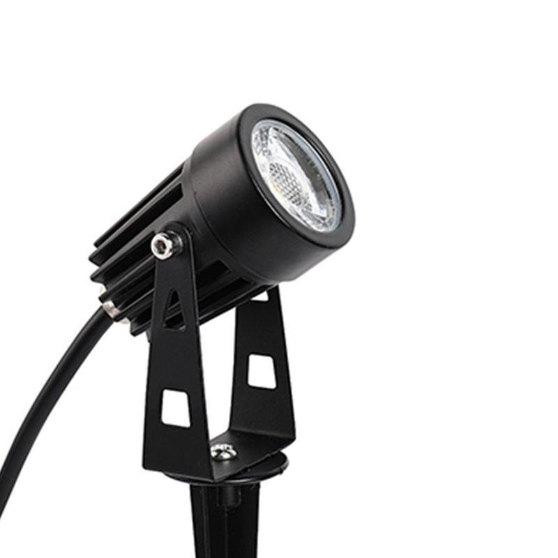 Espeto de Jardim Nordecor Oyne 3 watts 3000K 24° IP65 Preto 250x60x42mm 6135