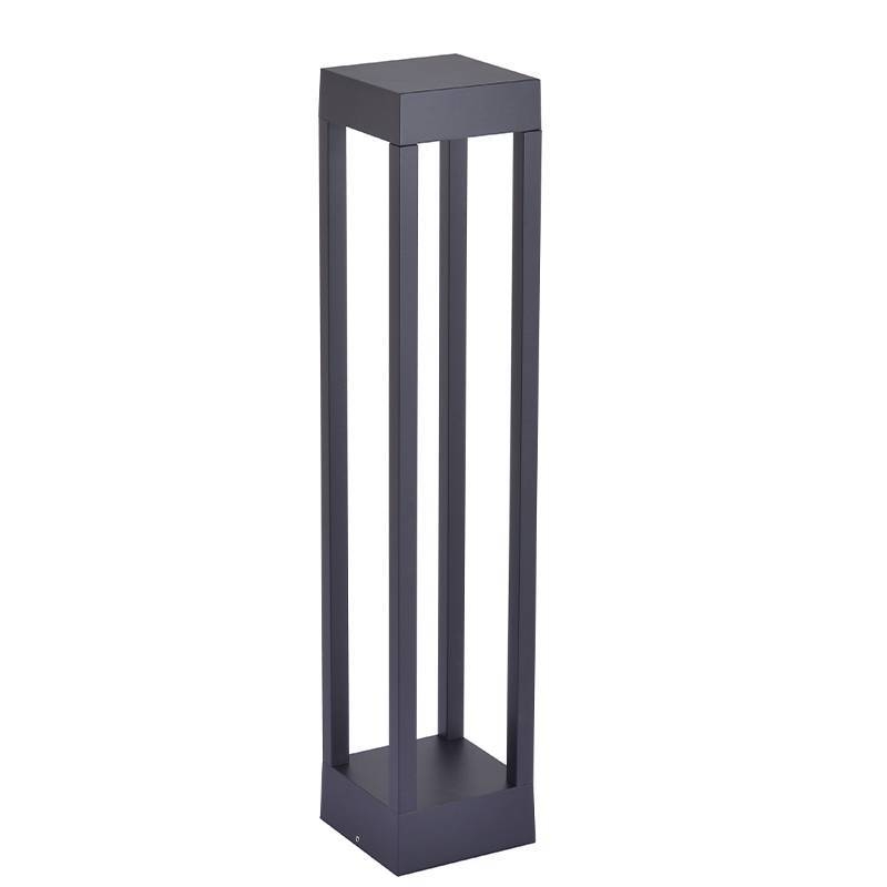 Poste Balizador Nordecor Zean 10 watts 3000K Preto 600x115x123mm IP66 2684
