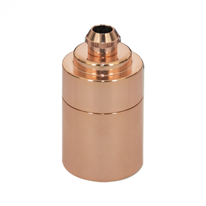 Pendente Romalux Slim Metal Cobre 1L E27 IP20 Bivolt Ø40X80mm P0002