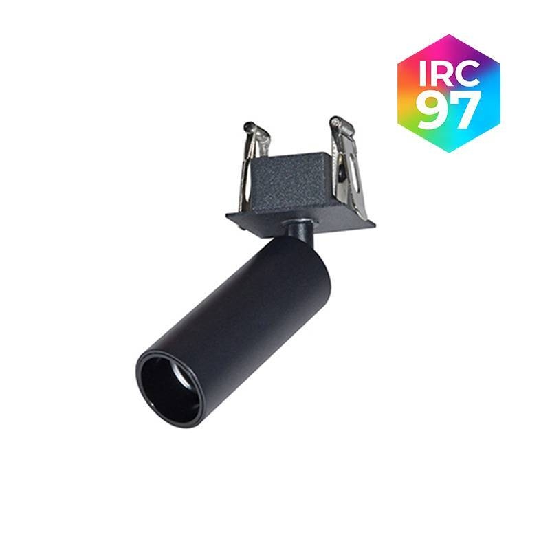 Spot Embutido Nordecor Kona 3 watts 2700K 24° Sof Preto Ø30x80mm IRC97 Bivolt 6463