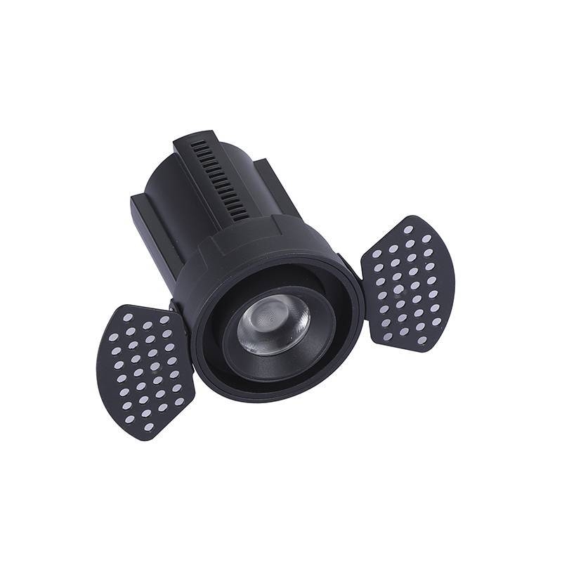 Embutido Nordecor Aiva No Frame 12 watts 2700K 24° Sof Preto Ø150x104mm IRC97 Bivolt 6461