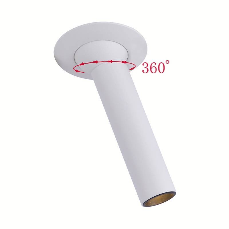 Spot Embutido Nordecor Lea 5 watts 2700K 24° Sof Branco Ø25x100mm IRC97 Bivolt 6466