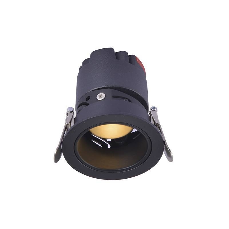 Embutido Nordecor Zagle 5 watts 2700K 24° Sof Preto Ø64x65mm IRC97 Bivolt 6443