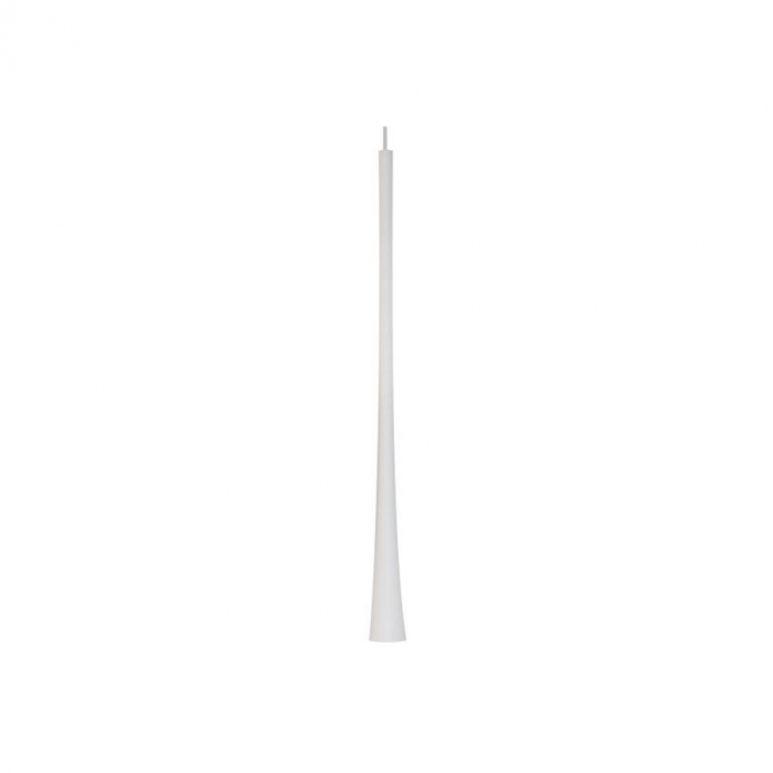 Pendente Romalux Mini Tube L Alumínio Branco 7 watts 3000K IP20 Bivolt Ø32X800mm P0045