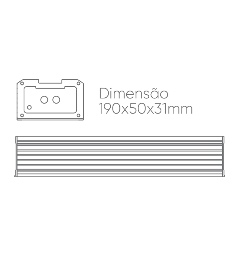 Fonte 12V Slim Romalux 10A 120 watts IP20 Bivolt 190X50X31mm 60021