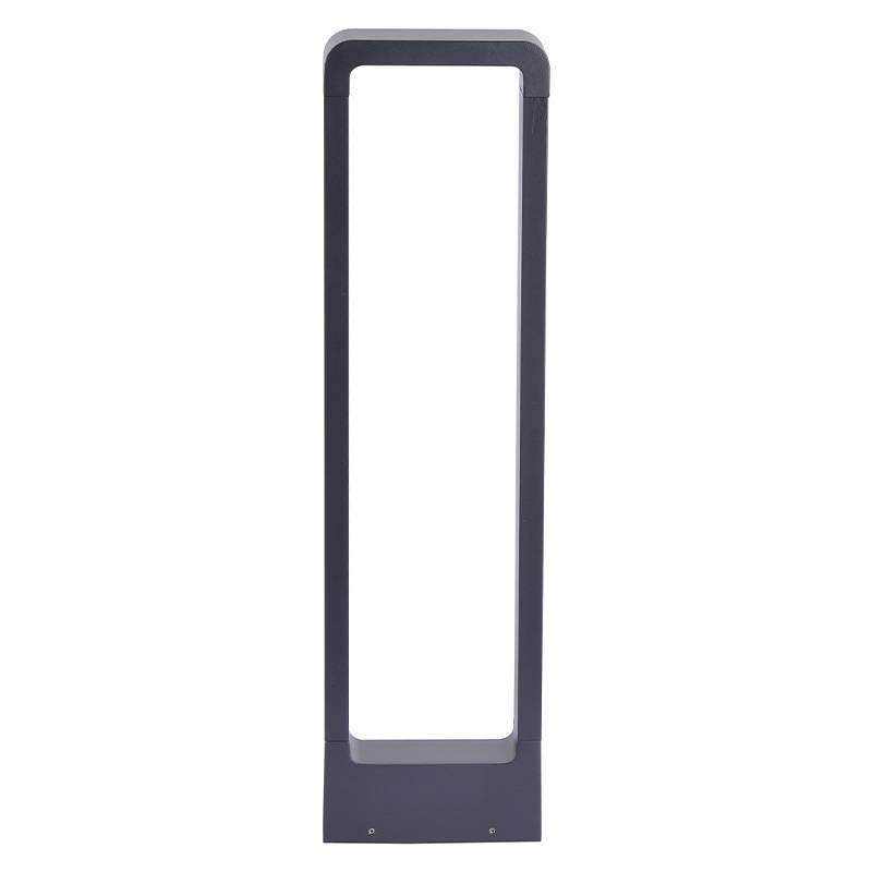 Poste Balizador Nordecor Ronu 10 watts 3000K Preto 600x160x55mm IP66 2686