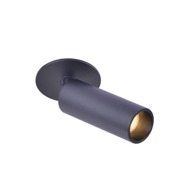 Spot Led Embutir Nordecor Kona 3 watts 2700K 24° Sof Preto Ø30x80mm IRC97 Bivolt 6438