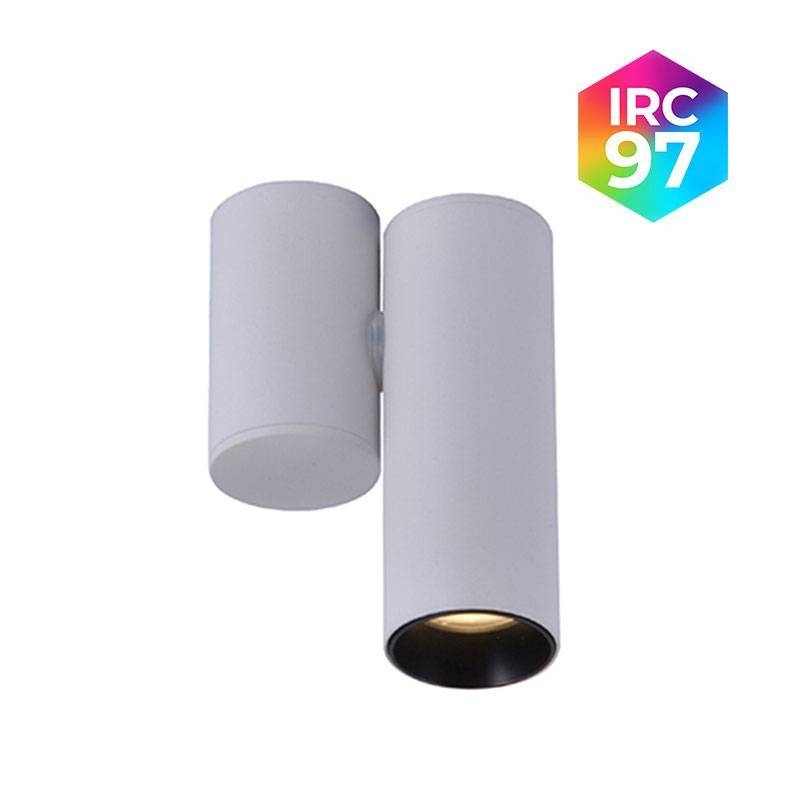 Spot Direcional Nordecor Kona Gin 3 watts 2700K 24° Sof Branco Ø30x80mm IRC97 Bivolt 6435