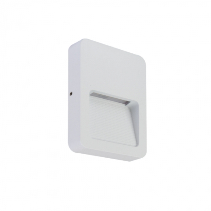 Balizador Sobrepor Fit Romalux Preto 1,5 watts 2700K IP66 120X90X20mm 10087