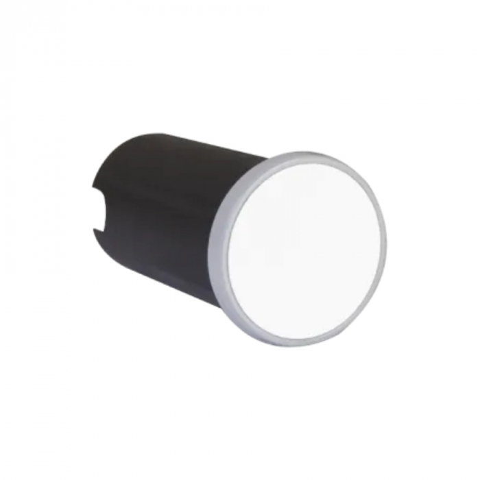 Balizador de Solo Romalux Soft Redondo Branco 2 watts 2700K IP66 Ø50X60mm 10089