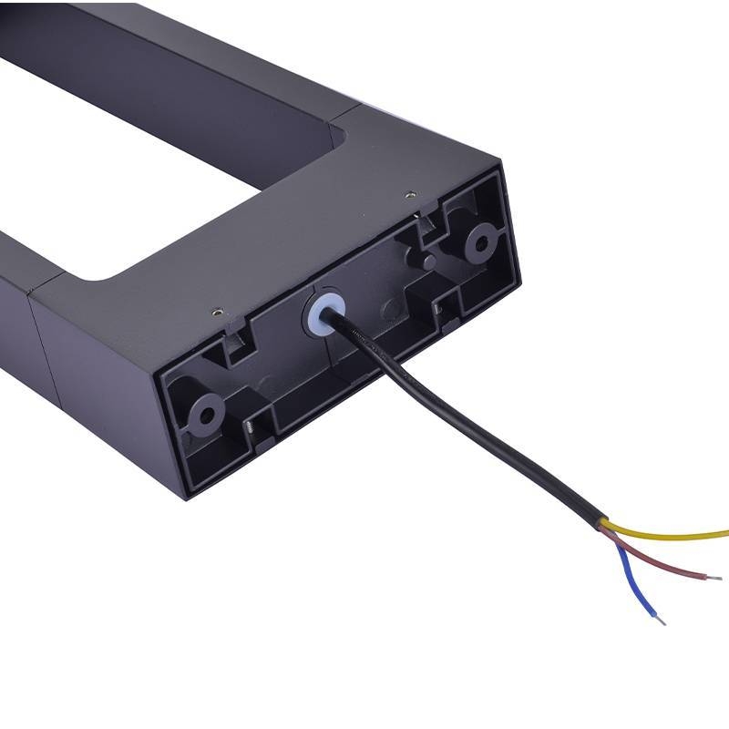 Poste Balizador Nordecor Ronu 10 watts 3000K Preto 600x160x55mm IP66 2686