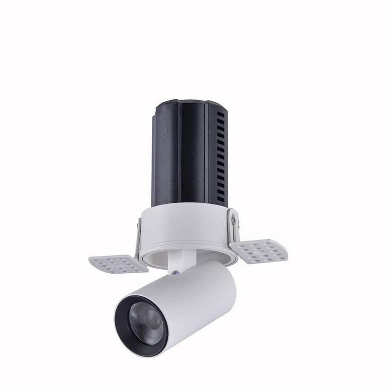 Embutido Nordecor Aiva No Frame 7 watts 2700K 24° Sof Branco Ø108x81mm IRC97 Bivolt 6458