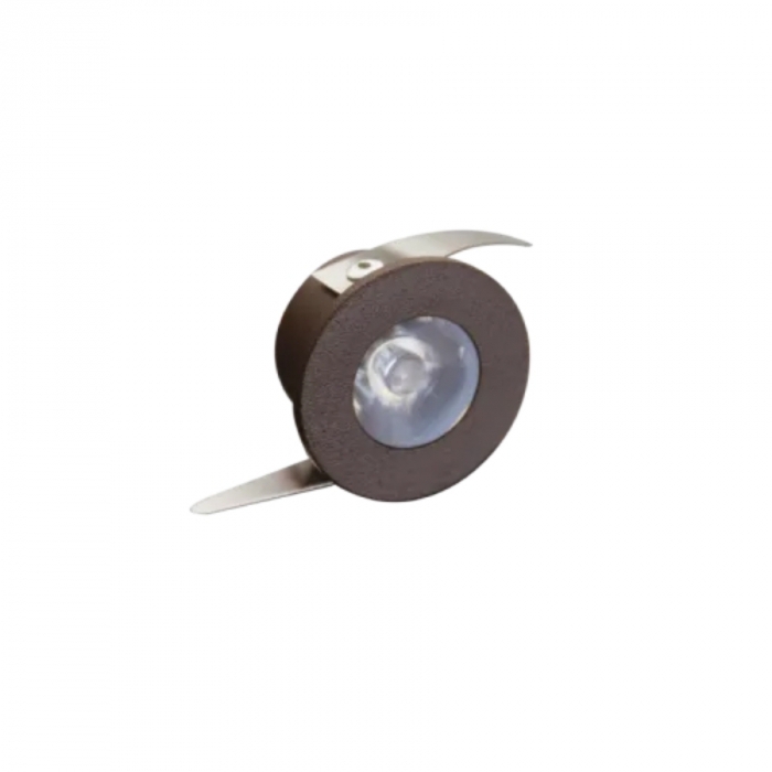 Mini Embutido para Móveis Romalux Marrom Redondo 2 watts 30° 3000K IP20 Ø32X17mm 80121A