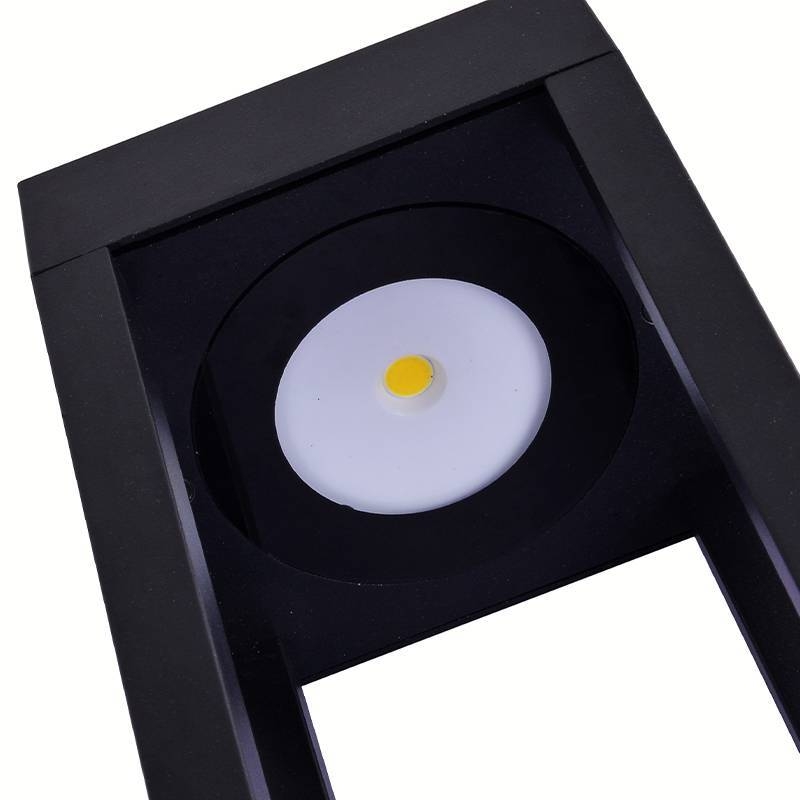 Poste Balizador Nordecor Zean 10 watts 3000K Preto 400x120x120mm IP66 2683