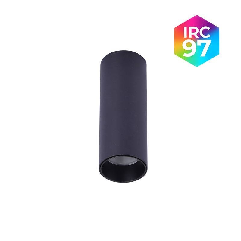 Spot Sobrepor Redondo Nordecor Kona Sof 3 watts 2700K 24° Preto Ø30x83mm IRC97 Bivolt 6434