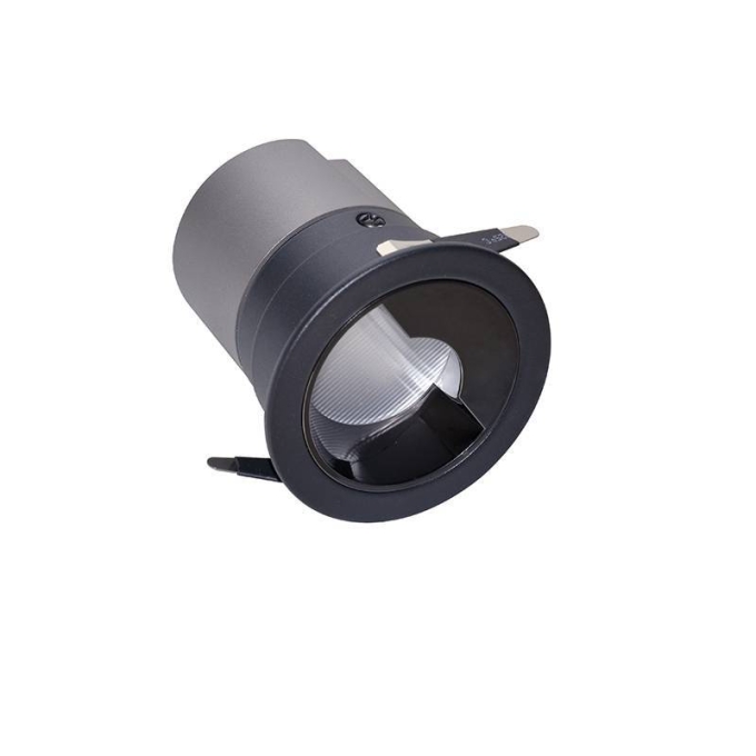 Embutido Nordecor Zagle Wall Washer 7 watts 2700K 38° Sof Preto Ø63x72mm IRC97 Bivolt 6447