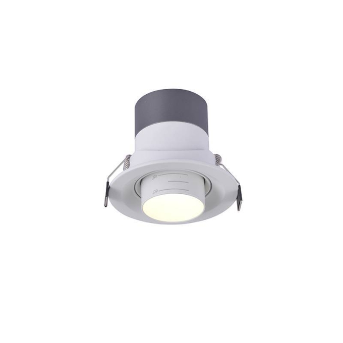 Embutido Nordecor Lova 10 watts 2700K 15°-60° Sof Branco Ø95x76mm IRC97 Bivolt 6452