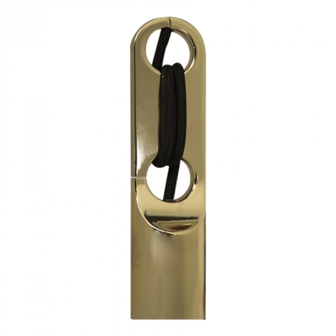 Pendente Romalux Chiave Alumínio Dourado 1L E27 IP20 Bivolt Ø45X190mm P0004