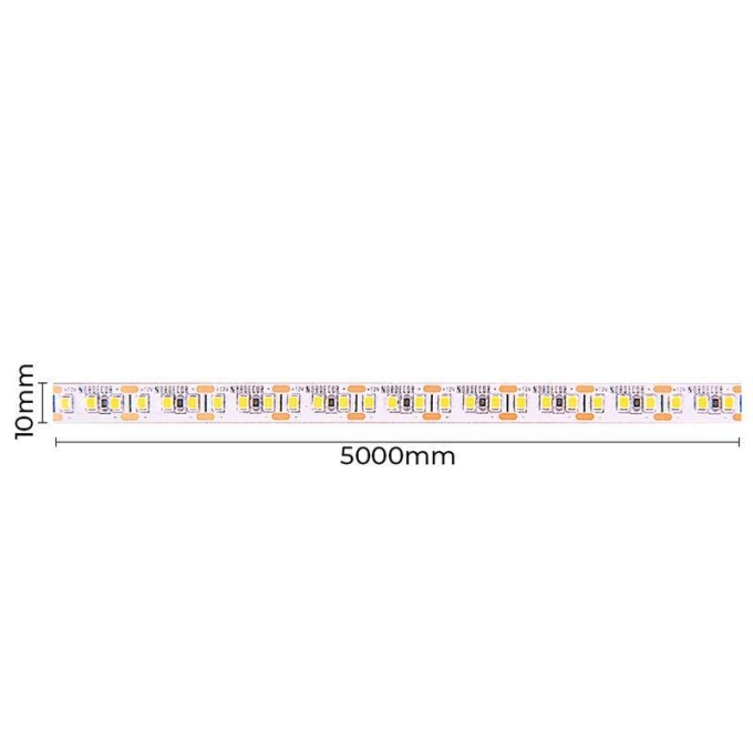 Fita LED Nordecor 20w/mt 240 Leds 3000K IP66 10mm 12V (Rolo 5 metros) 7130