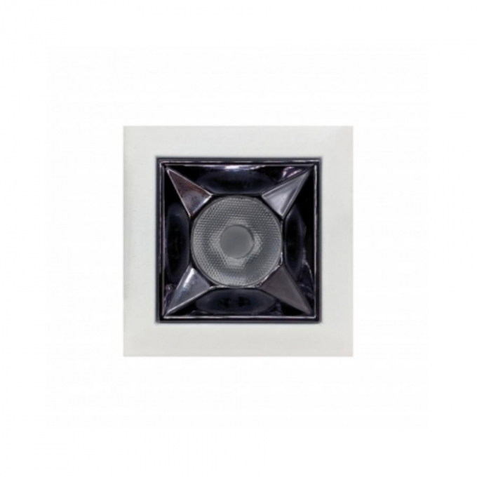 Spot Mini Embutir Romalux Downlight 3 watts 2700K 24° IP20 Bivolt 44x44x50mm 80211