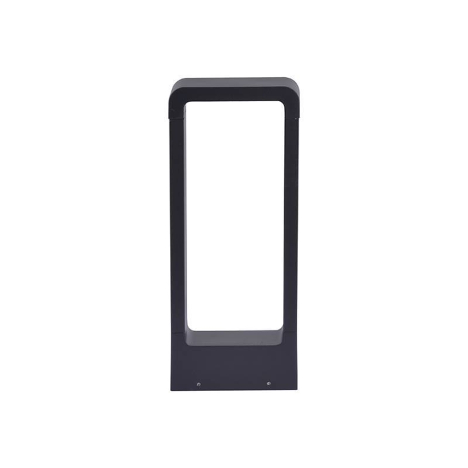 Poste Balizador Nordecor Ronu 10 watts 3000K Preto 400x160x55mm IP66 2685