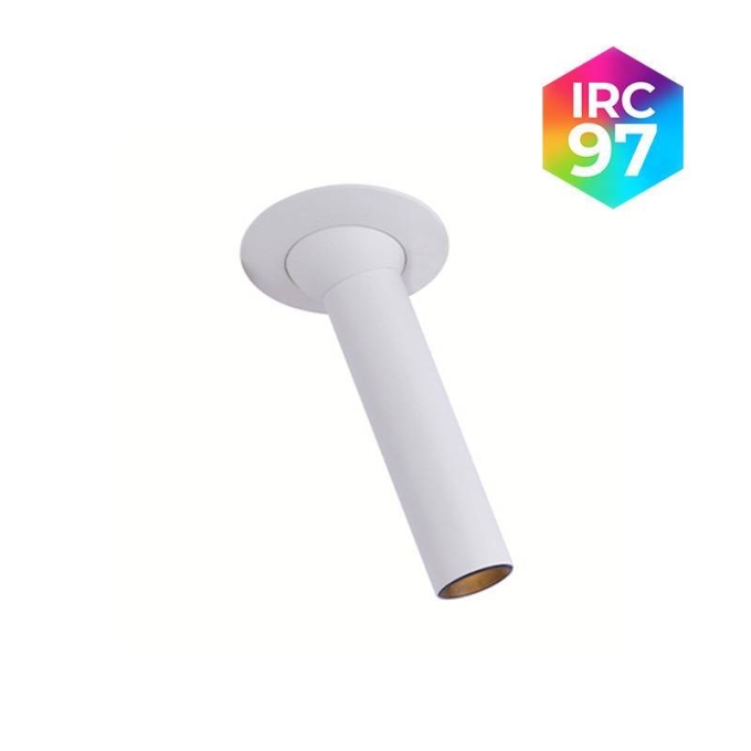 Spot Embutido Nordecor Lea 5 watts 2700K 24° Sof Branco Ø25x100mm IRC97 Bivolt 6466