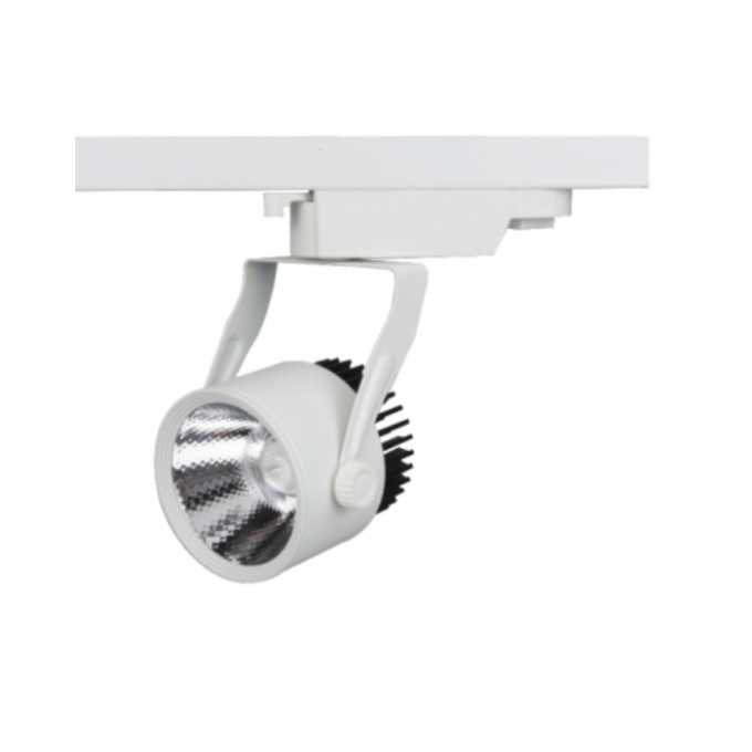 Spot para Trilho Romalux Branco 8 watts 2700K 12° 76X75X160mm IP20 Bivolt 30006